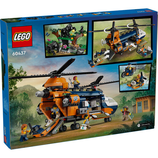LEGO Helikopter – istraživač džungle u kampu baze 60437