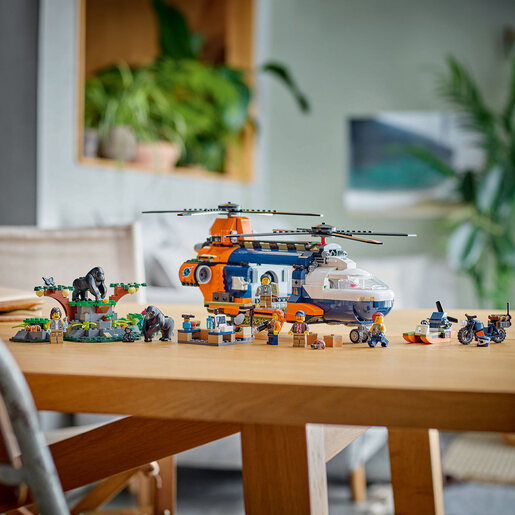 LEGO Helikopter – istraživač džungle u kampu baze 60437