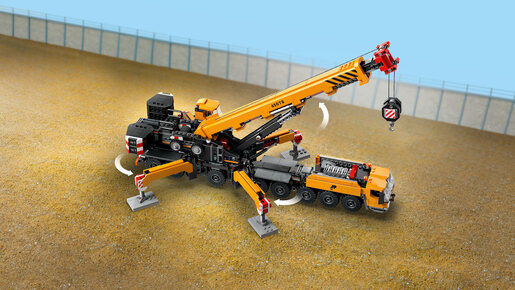 LEGO Žuti mobilni građevinski kran 60409