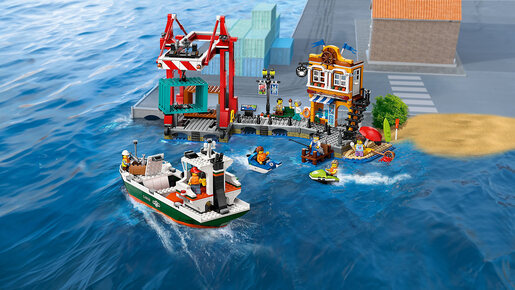 LEGO Morska luka sa teretnim brodom 60422