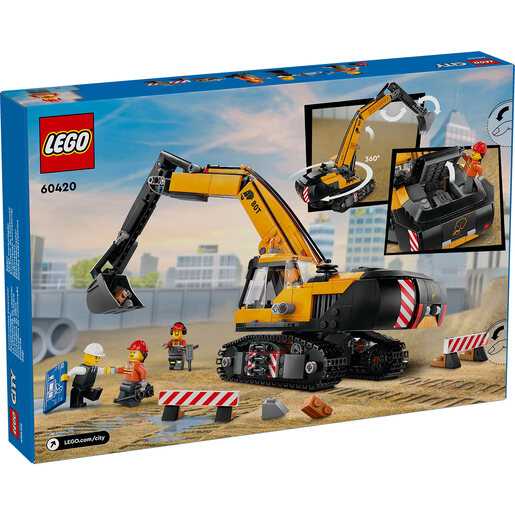 LEGO Žuti građevinski bager 60420