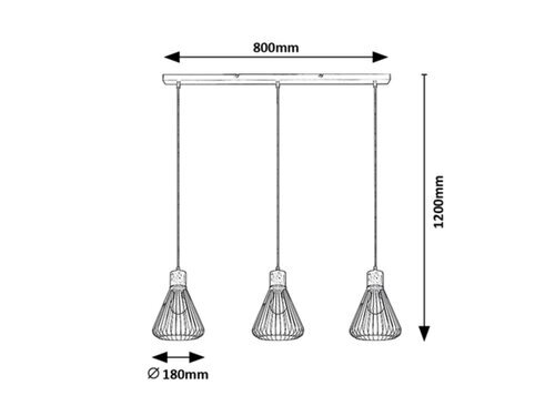 Rabalux Visilice Farfalle 3149
