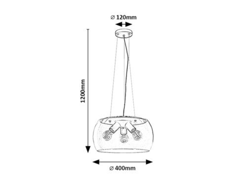 Rabalux Visilice Ursula 3190