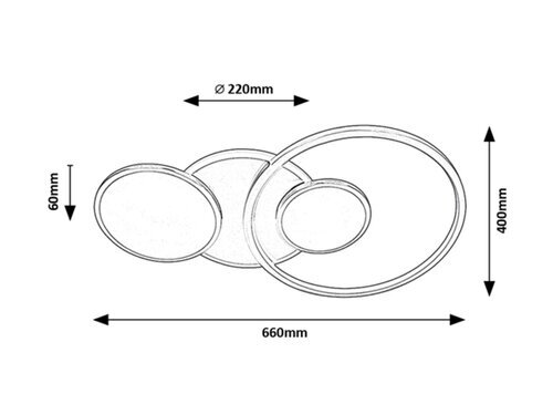 Rabalux Plafonjere Fulvia 6890