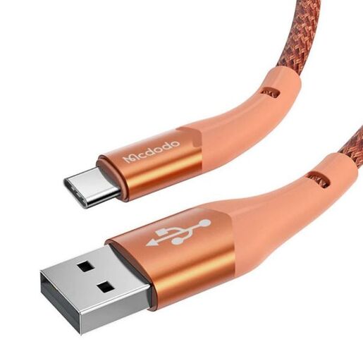 Mcdodo CA-7962, Usb-A na Tip-C, 1m,  Orange Kabl