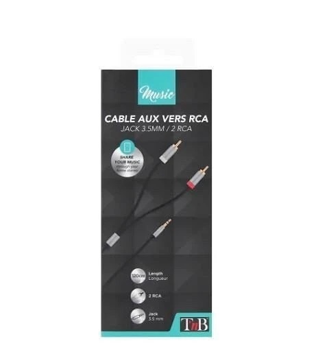 TNB JACKRCA35, 3,5mm Na 2xRCA, Audio Kabl