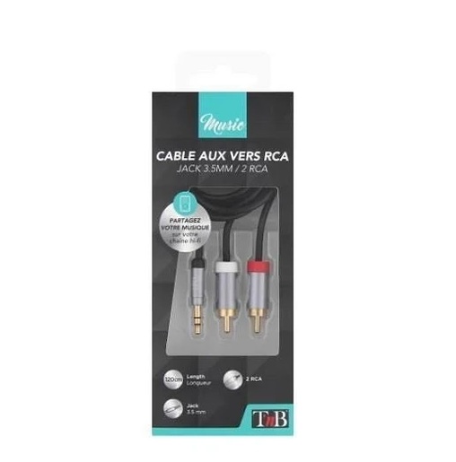 TNB JACKRCA35, 3,5mm Na 2xRCA, Audio Kabl