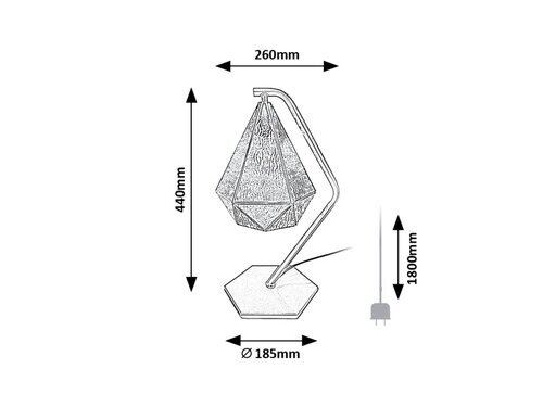 Rabalux Stone lampe Norah 74201