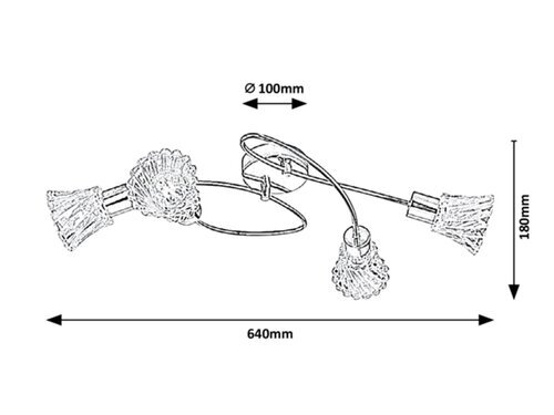 Rabalux Plafonjere Hestia 5302