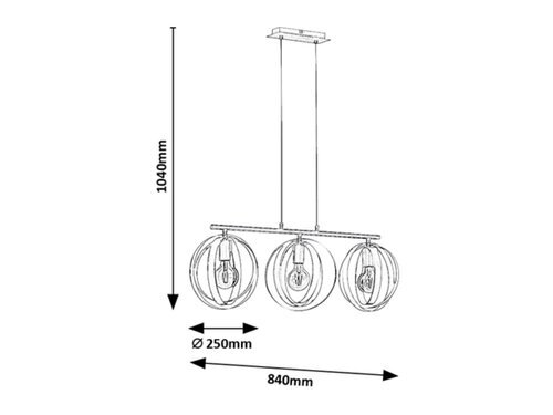 Rabalux Visilice Cortado 5361