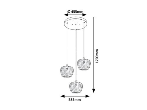 Rabalux Visilice Monet 3178