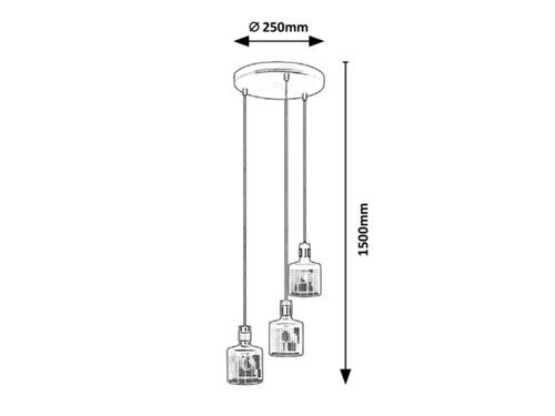 Rabalux Visilice Alberta 5092