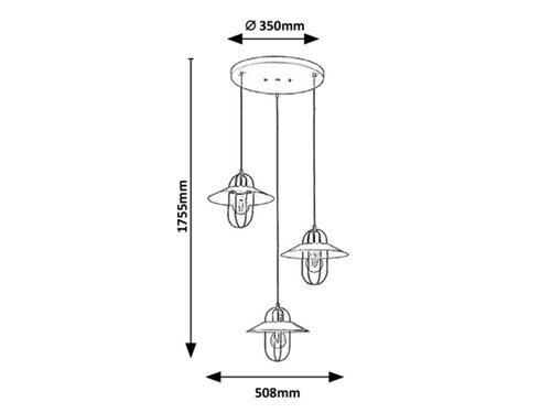 Rabalux Visilice Nesrin 3520