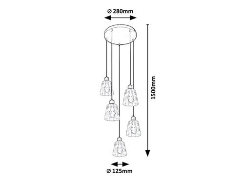 Rabalux Visilice Jarina 5334
