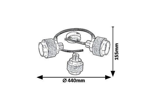 Rabalux Spot rasveta Basil 5381