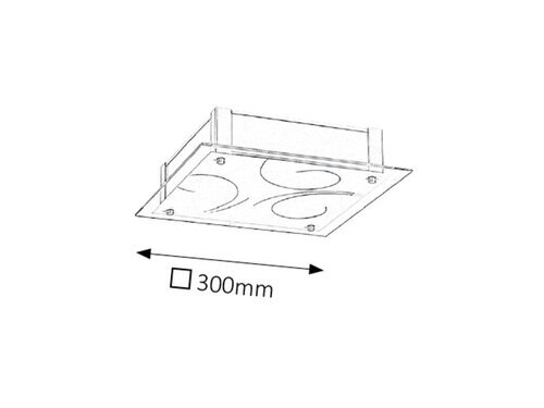 Rabalux Plafonjere Dena 3038