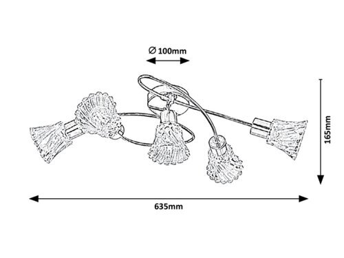 Rabalux Plafonjere Hestia 5304