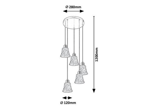Rabalux Visilice Hestia 5305