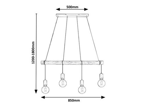 Rabalux Visilice Pablo 3980