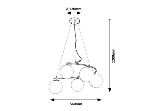 Rabalux Visilice Aslan 3470