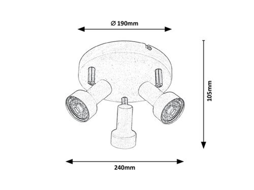 Rabalux Spot rasveta Konrad 5356