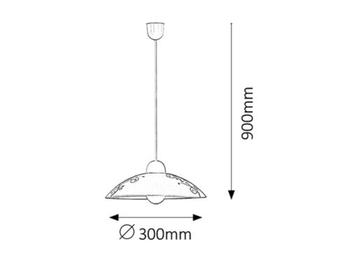 Rabalux Visilice Bloomy 1848