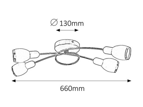 Rabalux Plafonjere Elite 6063