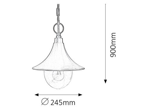 Rabalux Spoljna visilice Konstanz 8246