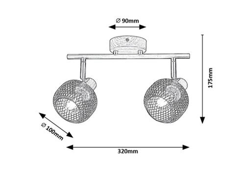 Rabalux Spot rasveta Grendel 3128