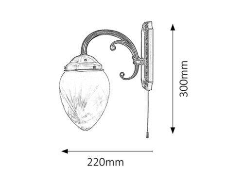 Rabalux Zidne lampe Annabella 8631