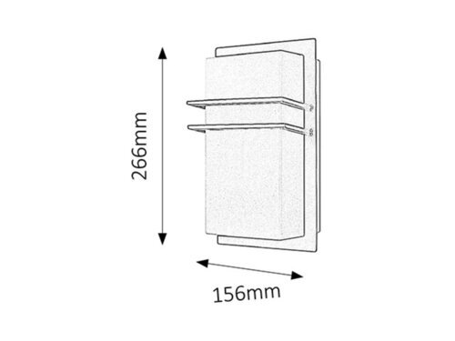 Rabalux Spoljna zidna rasveta Seattle 8169