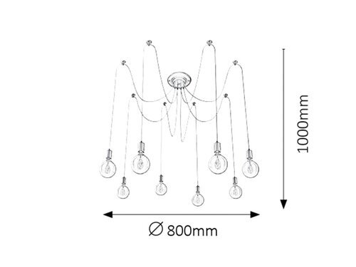 Rabalux Visilice Caspar 2224