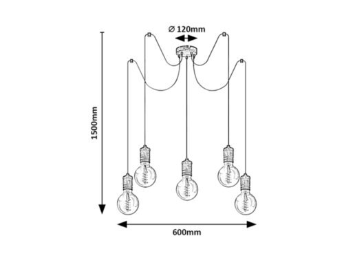 Rabalux Visilice Fidel 3218