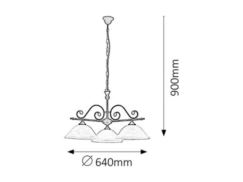 Rabalux Lusteri Dorothea 7773