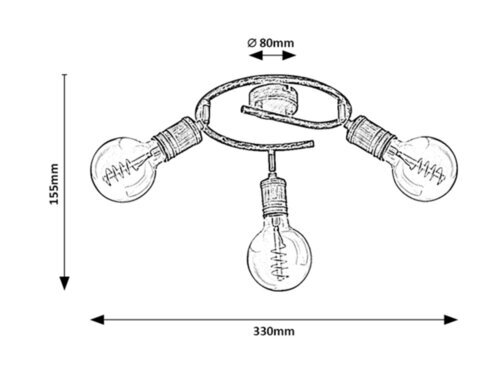Rabalux Spot rasveta Fidel 3216