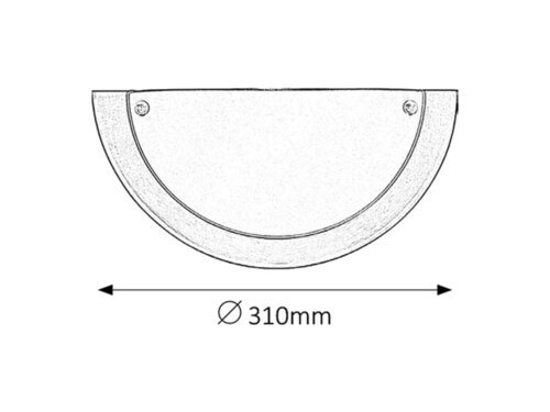 Rabalux Zidne lampe Ufo 5181