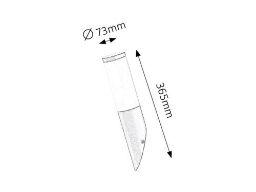 Rabalux Spoljna zidna rasveta Black torch 8145