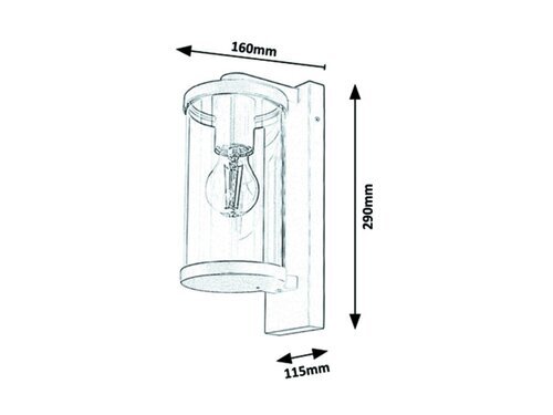 Rabalux Spoljna zidna rasveta Silistra 7891
