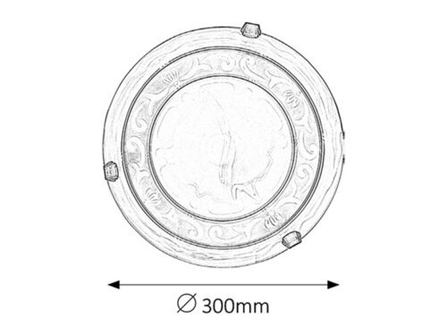 Rabalux Plafonjere Laretta 3713