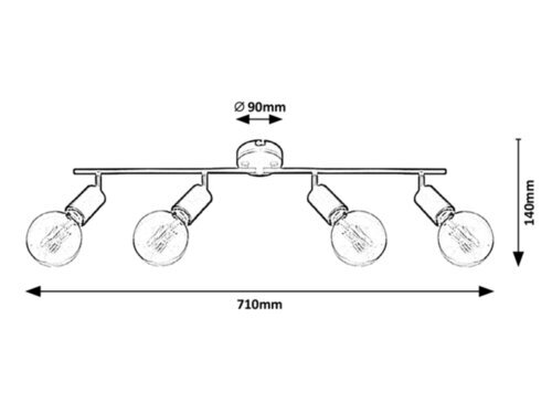 Rabalux Spot rasveta Lamar 3989