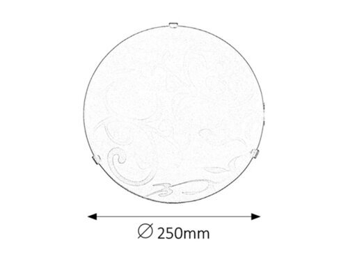 Rabalux Plafonjere Scroll 1845