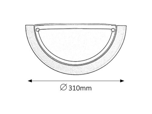 Rabalux Zidne lampe Ufo 5163