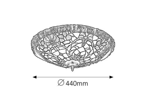 Rabalux Plafonjere Mirella 8087