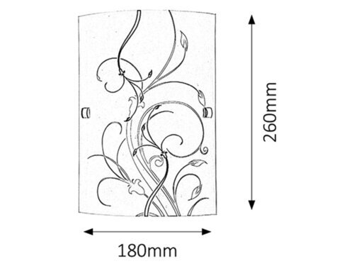Rabalux Zidne lampe Elina 3691