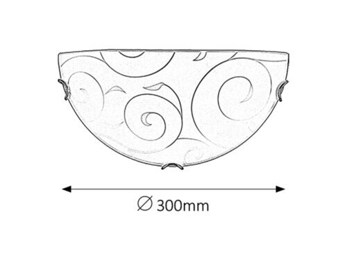 Rabalux Zidne lampe Harmony Lux 3851