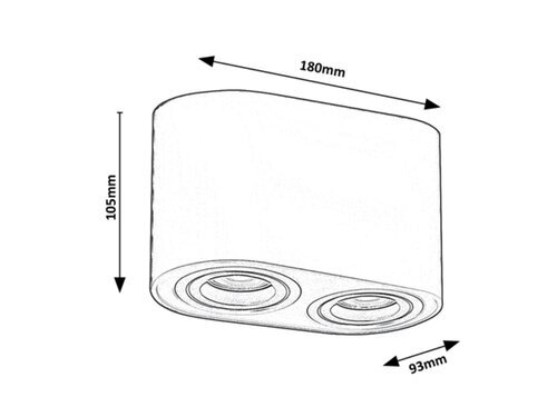 Rabalux Ugradna i nadgradna rasveta Kobald 2052