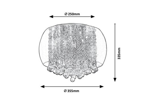 Rabalux Plafonjere Ninelle 3598