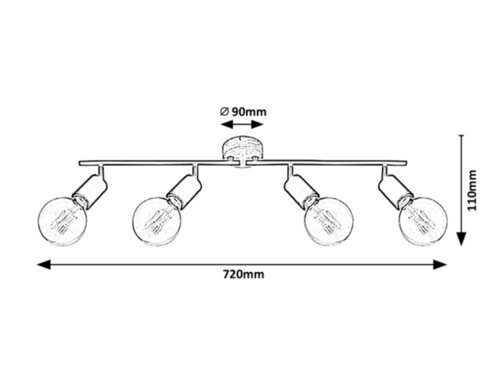 Rabalux Spot rasveta Pablo 3979