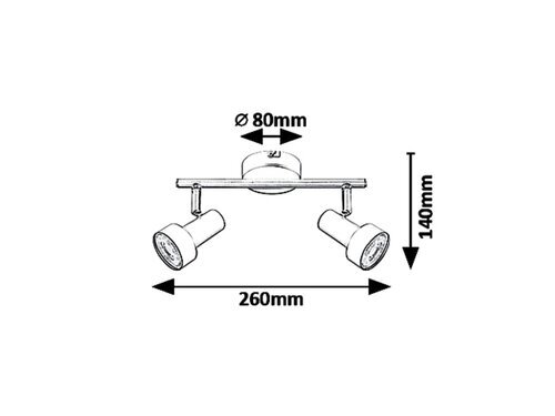 Rabalux Spot rasveta Konrad 5323