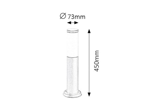 Rabalux Spoljna podna rasveta Black torch 8147